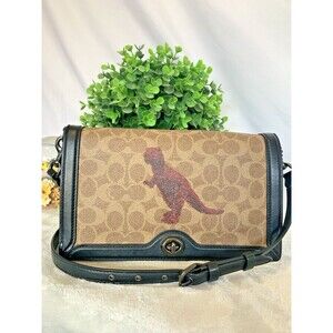 COACH Riley In Signature Canvas With Rexy BY SUI JIANGUO 76012 Crossbody Bag